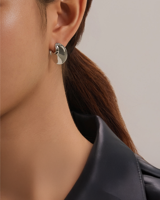 LUNAR SILHOUETTE LARGE STUDS