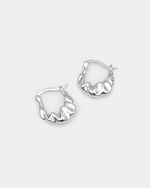 Load image into Gallery viewer, Galilee Wave Hoops
