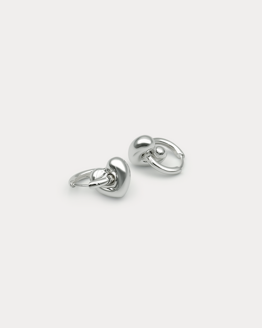 RUTH HEART DROP EARRINGS